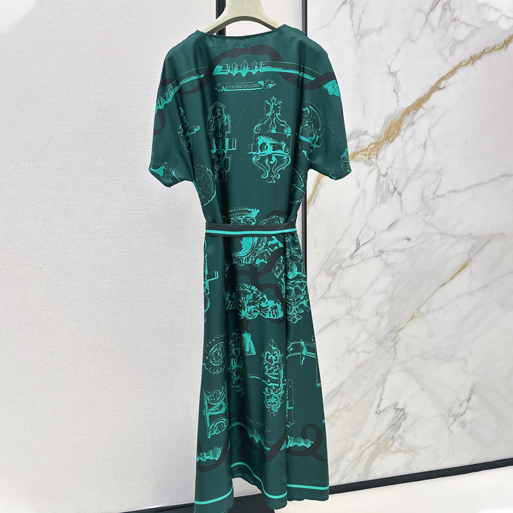 H**me5 WOMEN SILK DRESS(size:S|M|L|XL)