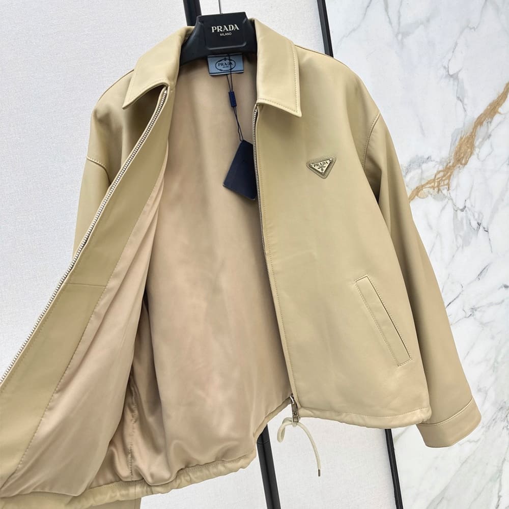 Pra*a WOMEN Genuine Leather COAT(size:S|M|L)