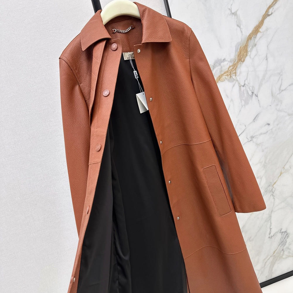 H**me5 WOMEN Genuine Leather COAT(size:S|M|L)
