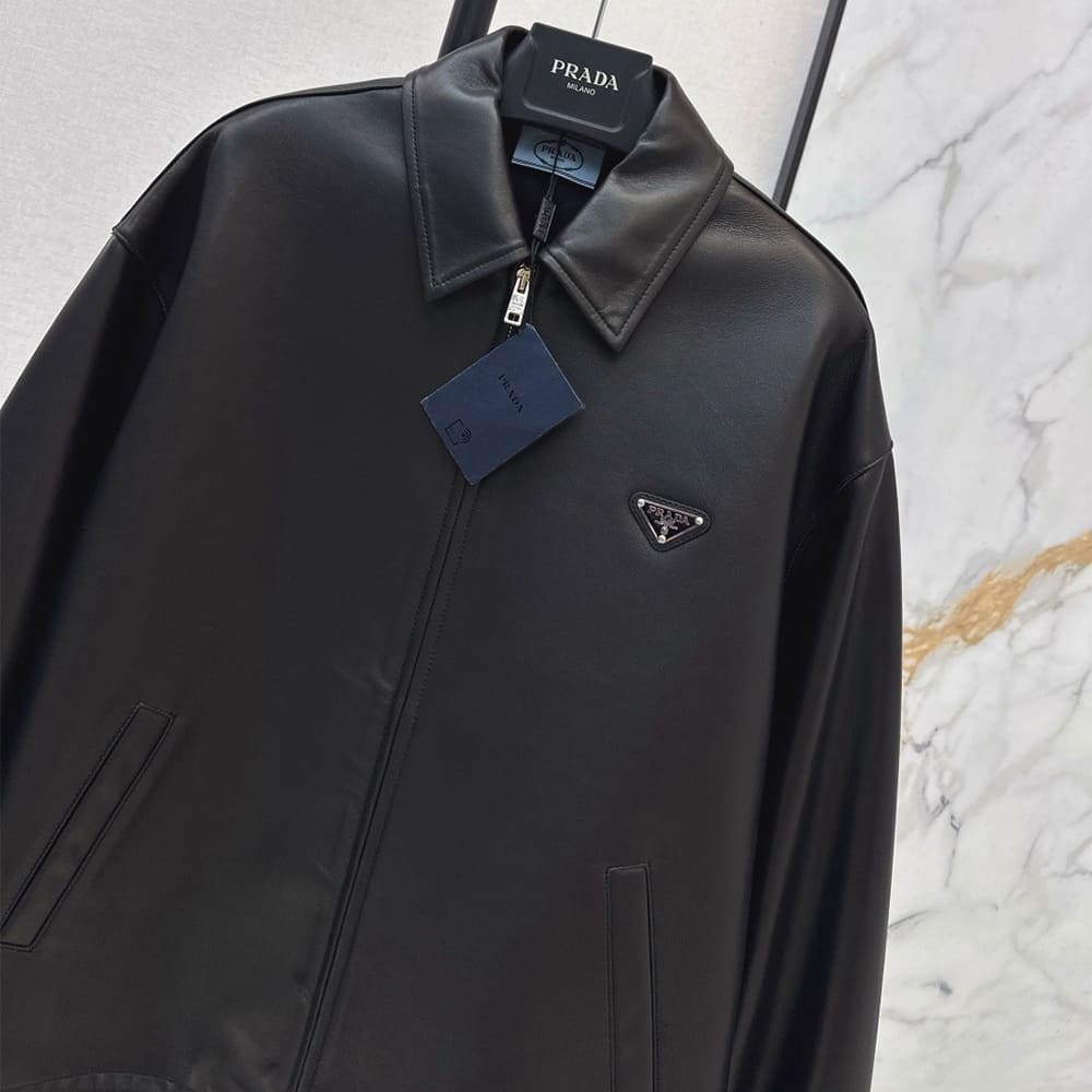 Pra*a WOMEN Genuine Leather COAT(size:S|M|L)