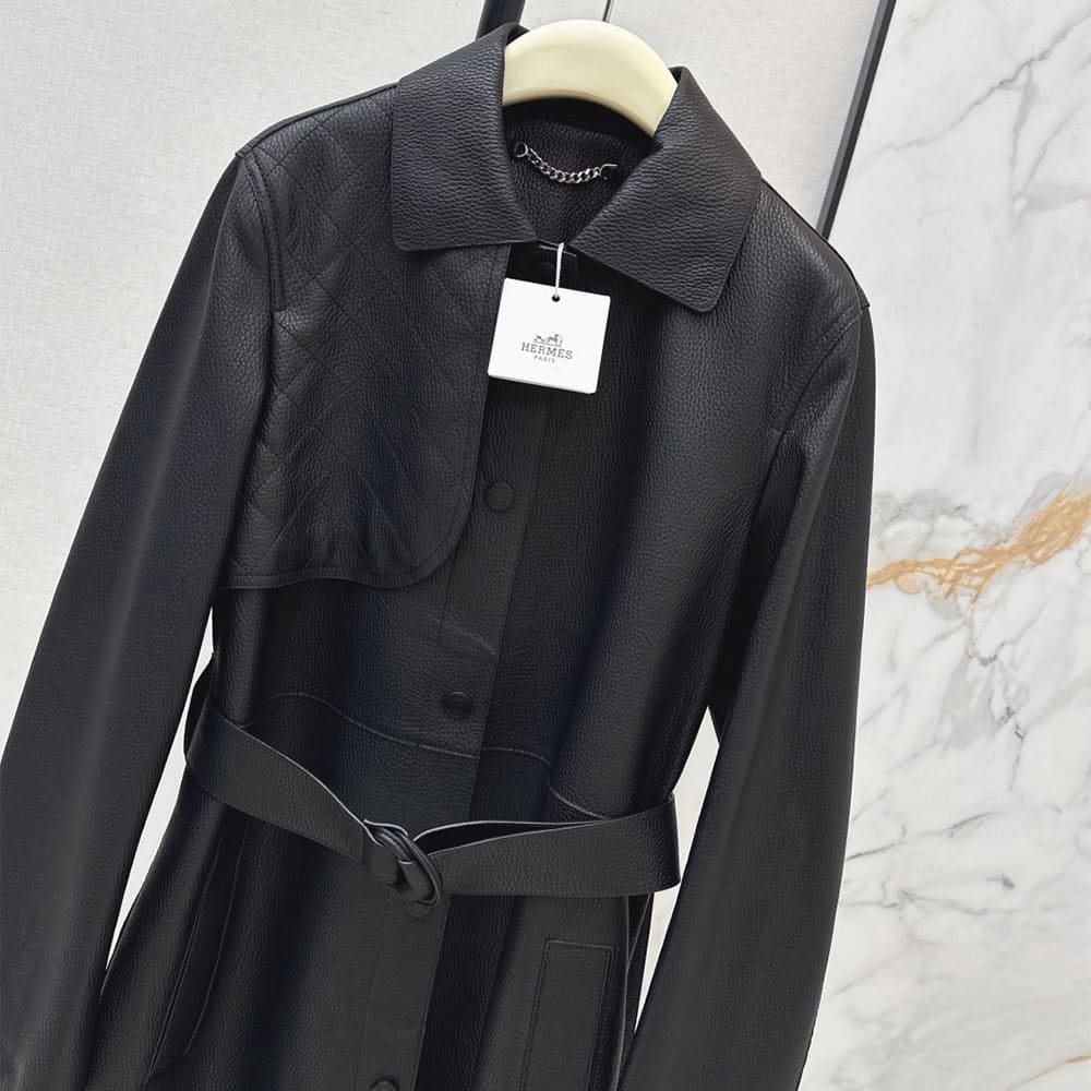 H**me5 WOMEN Genuine Leather COAT(size:S|M|L)