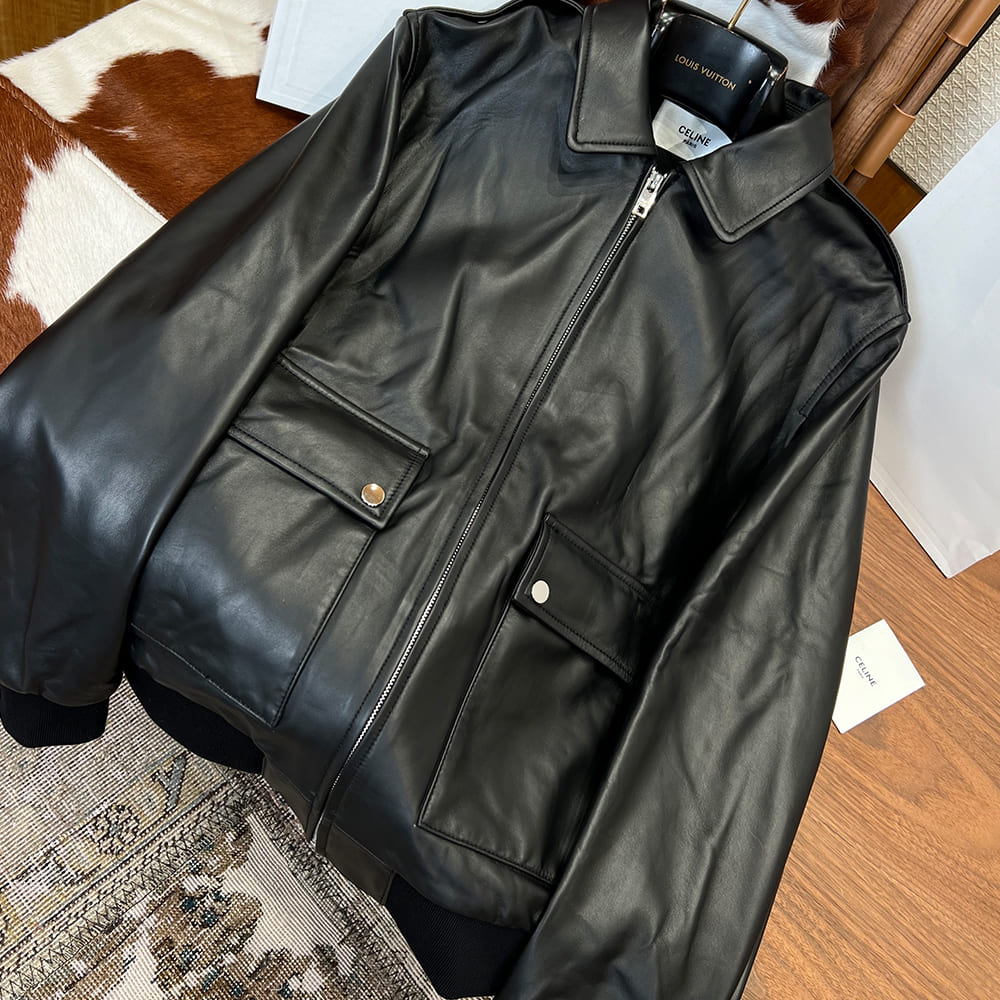 Ce1i*e UNISEX Genuine Leather COAT(size:36|38|40|42|44)