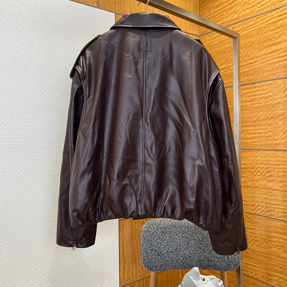 L0ew* UNISEX Genuine Leather COAT(size:46|48|50|52)