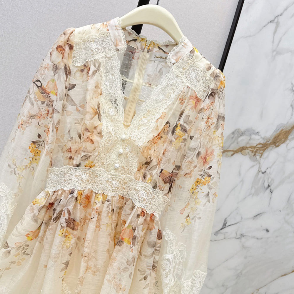 ZIMMERMANN WOMEN SILK DRESS(size:S|M|L|XL)