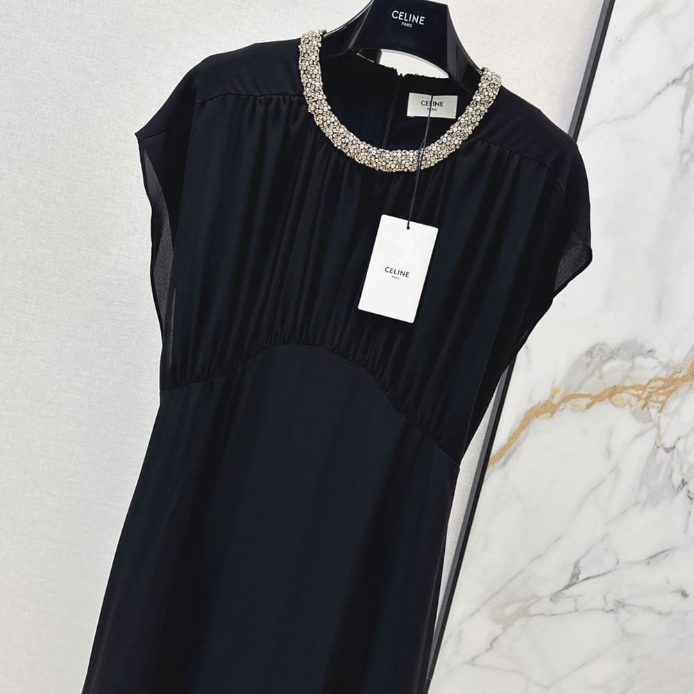 Ce1i*e WOMEN SILK DRESS(size:S|M|L)