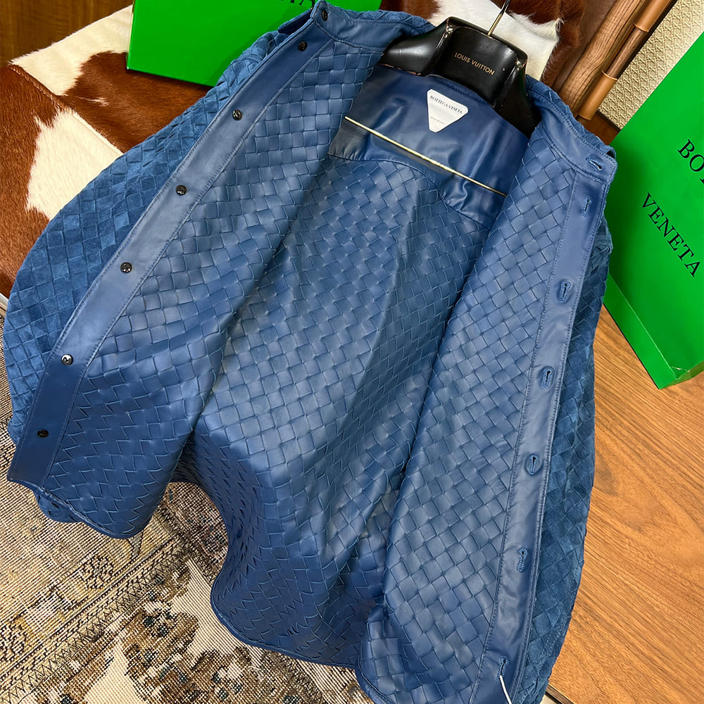 B0tt*ga Ven*ta UNISEX Genuine Leather COAT(size:48|50|52|54|56)
