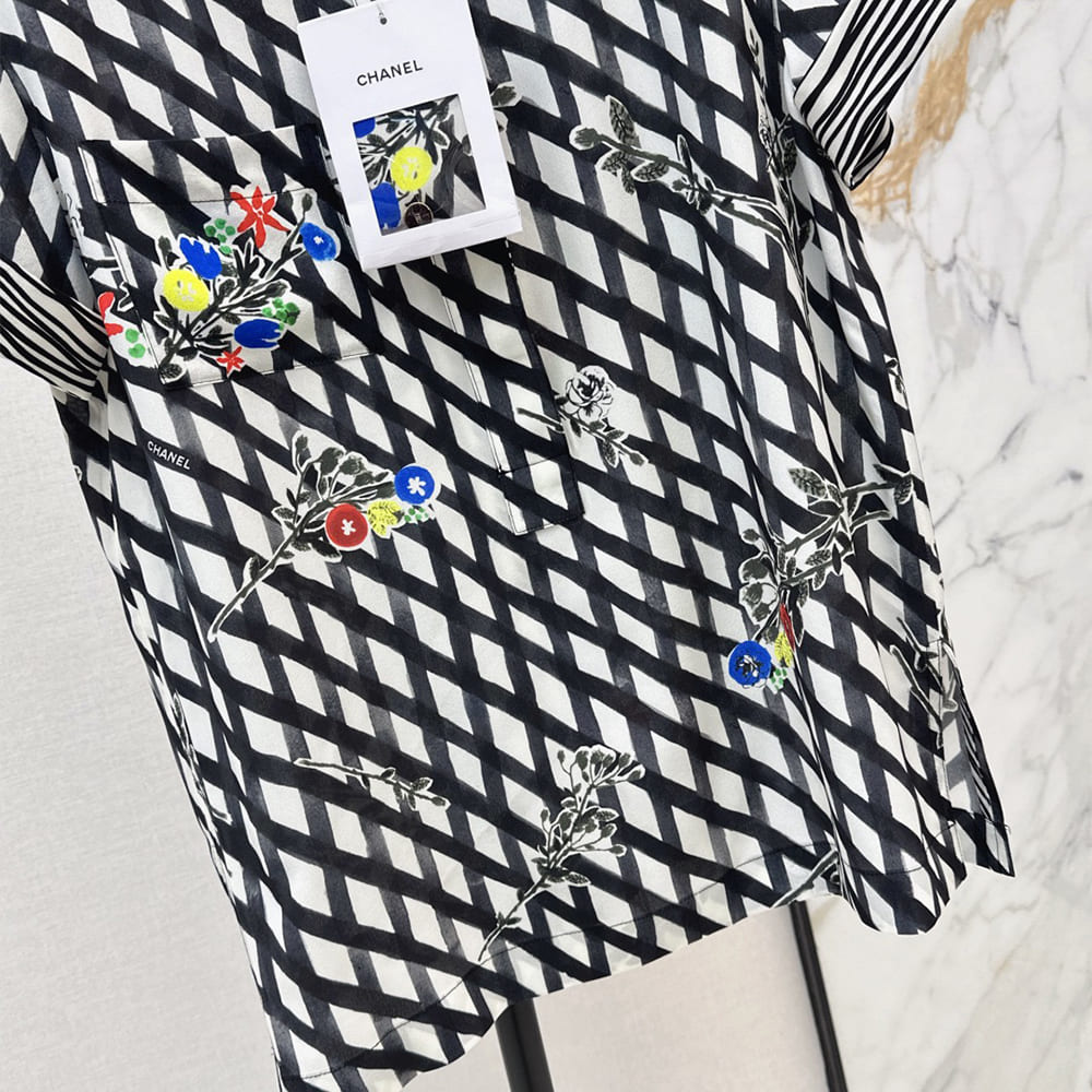 Ch**el WOMEN SILK SHIRT(size:S|M|L)