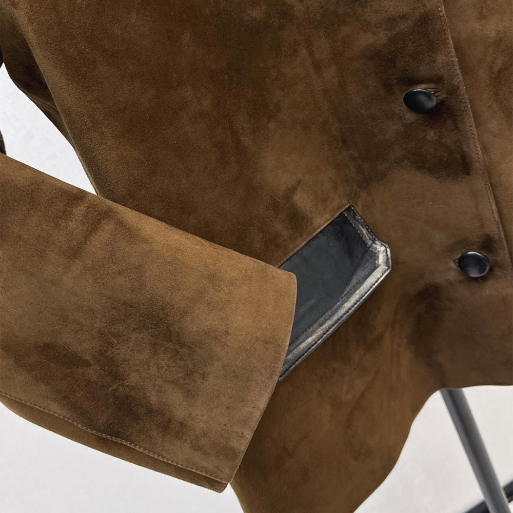 M1um1u WOMEN Genuine Leather COAT(size:S|M|L|XL)