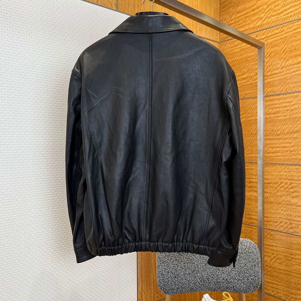 Pra*a UNISEX Genuine Leather COAT(size:46|48|50|52|54)