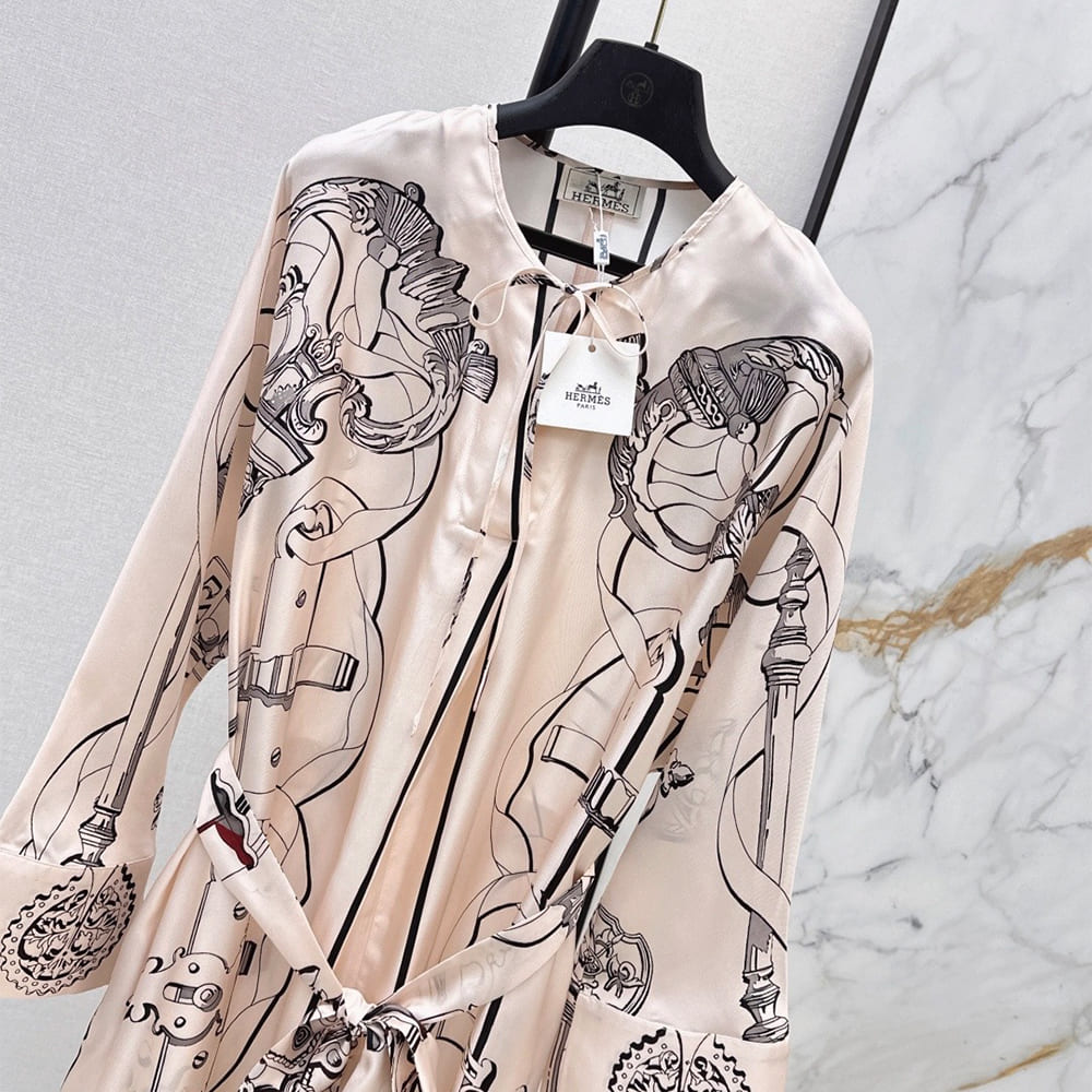H**me5 WOMEN SILK DRESS(size:S|M|L|XL)