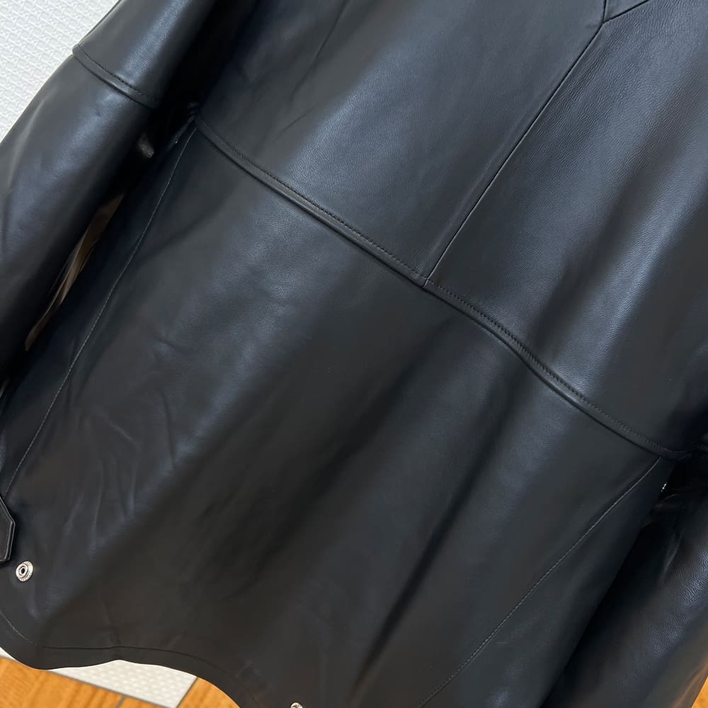 B0tt*ga Ven*ta UNISEX Genuine Leather COAT(size:S|M|L|XL)