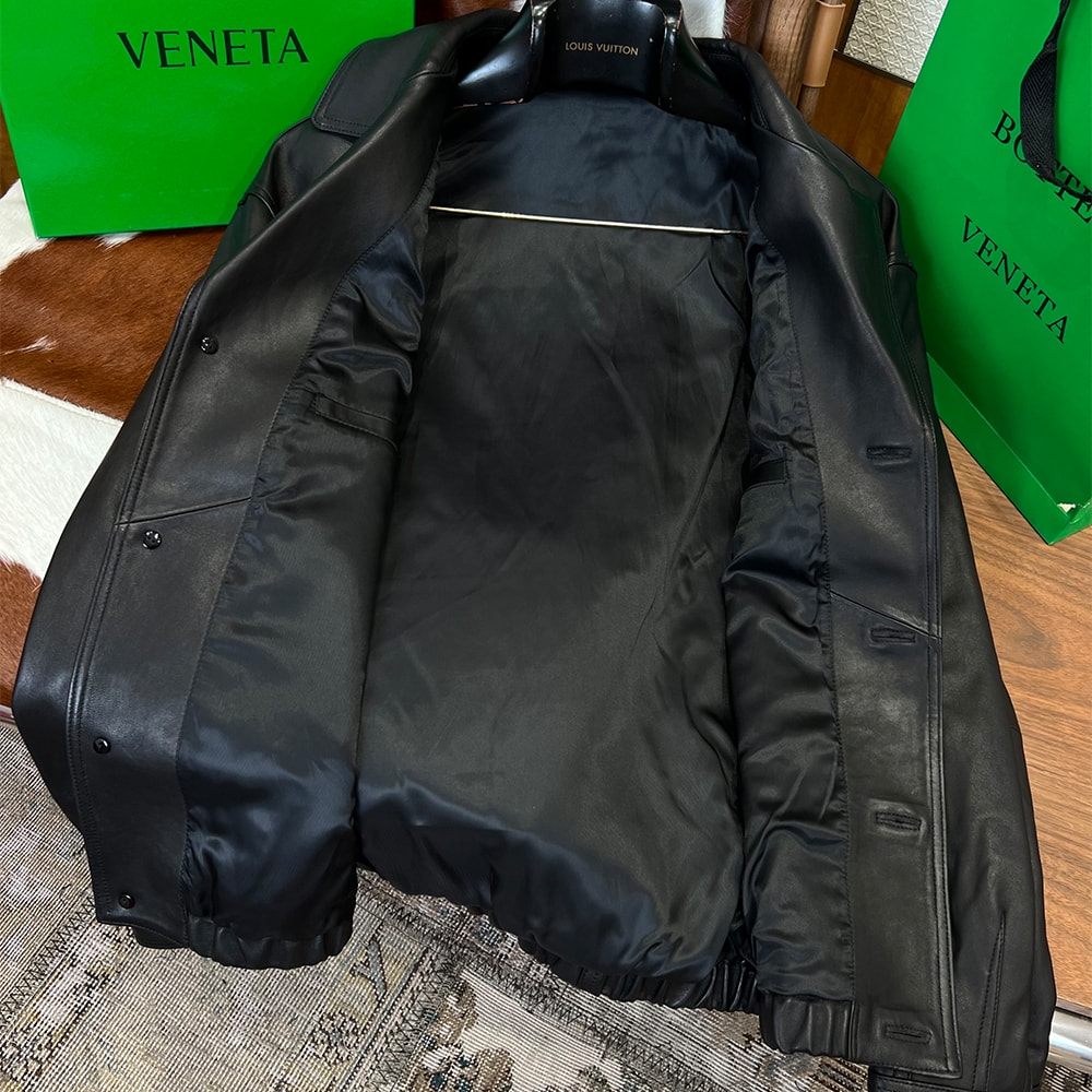 Pra*a UNISEX Genuine Leather COAT(size:46|48|50|52|54)