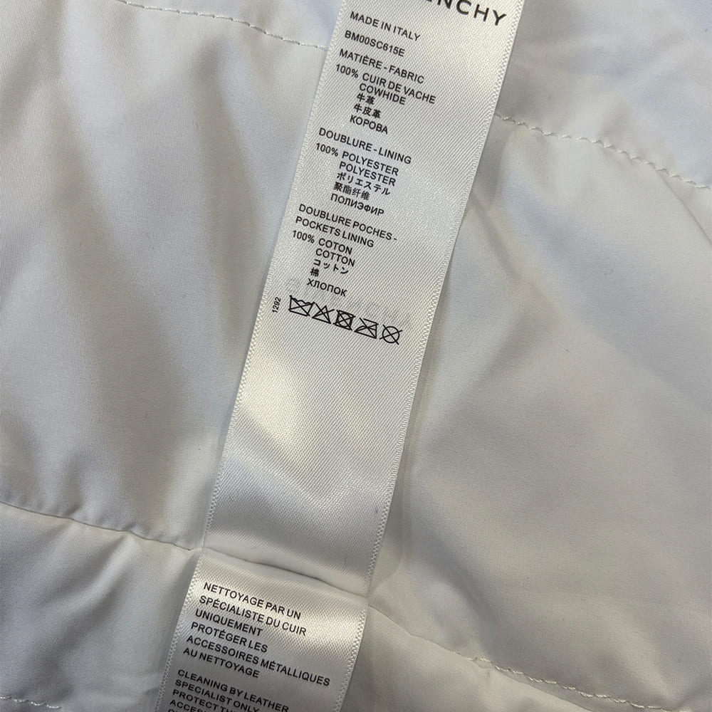 G1uenchy unisex genuine leather coat(size:44|46|48|50|52)