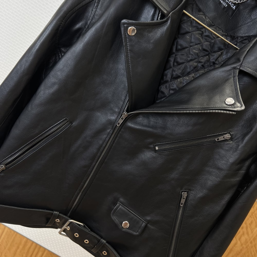 Ba1en*iaga UNISEX Genuine Leather COAT(size:M|L|XL|XXL|XXXL)