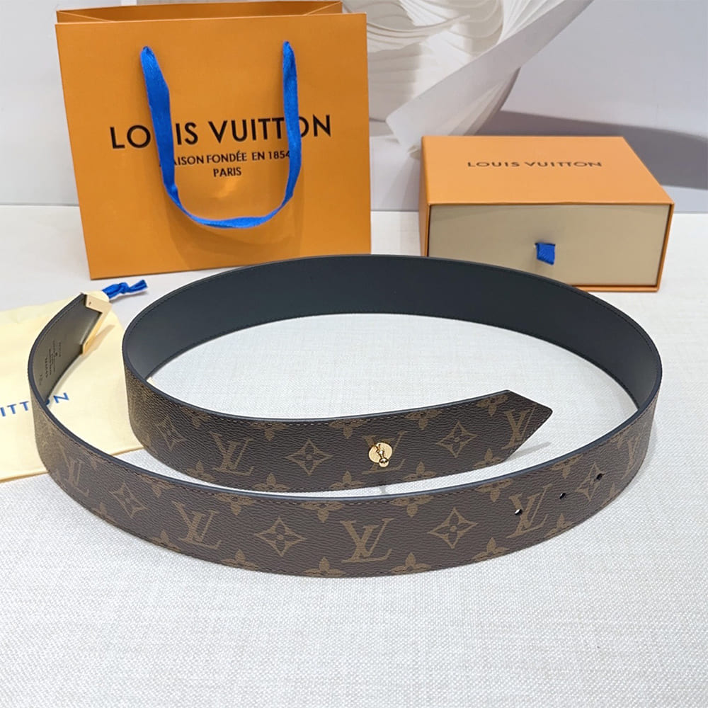 LV Tie The Knot 45mm leather belt(HIGH-END GRADE)