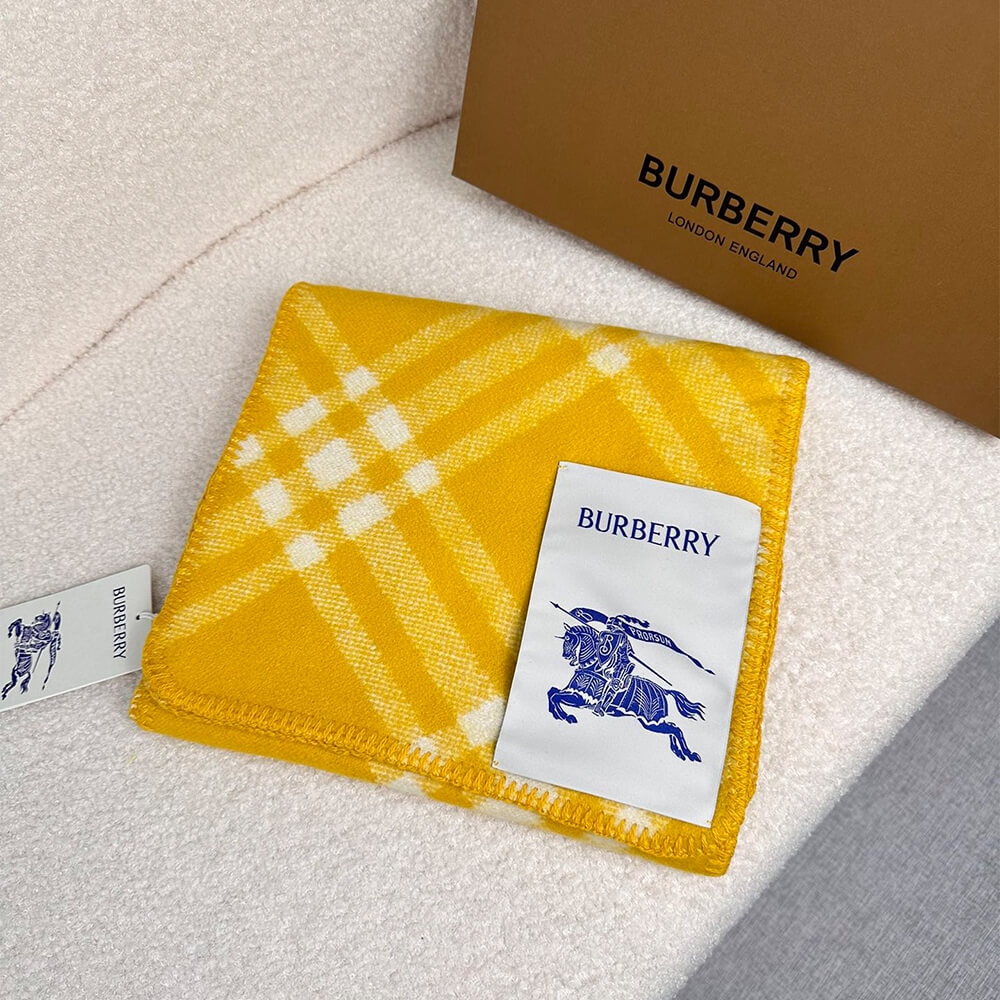 Bv*b*rry Check Cashmere Scarf
