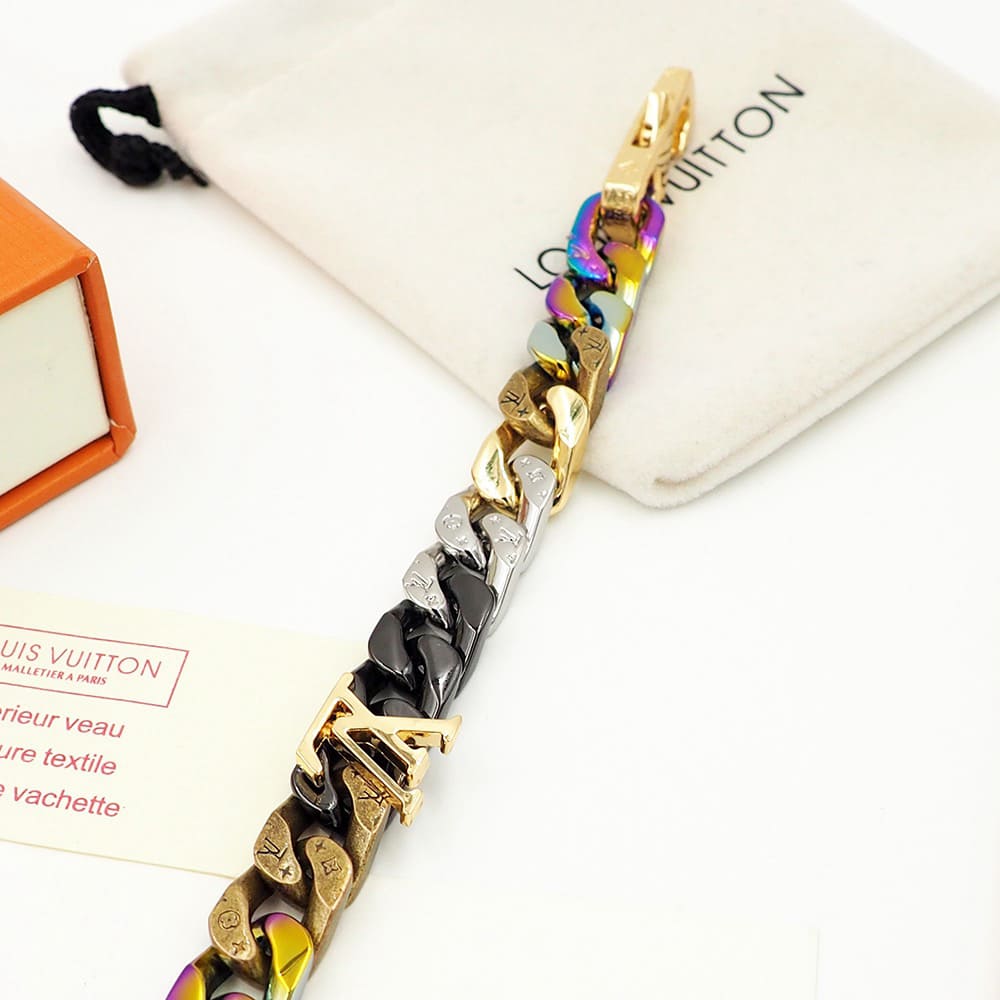 LV CHAIN LINKS PATCHES Bracelet