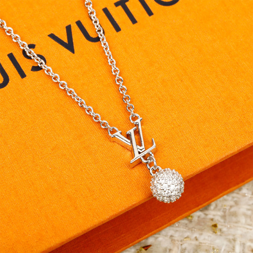 LV Iconic L0visa Strass Necklace