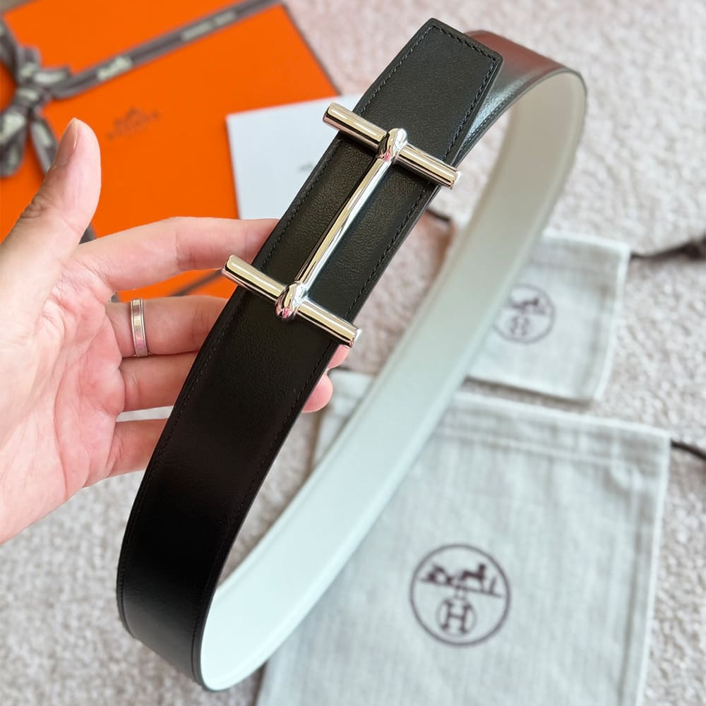 H**me5 H d’Ancre belt buckle & Reversible leather strap 38 mm