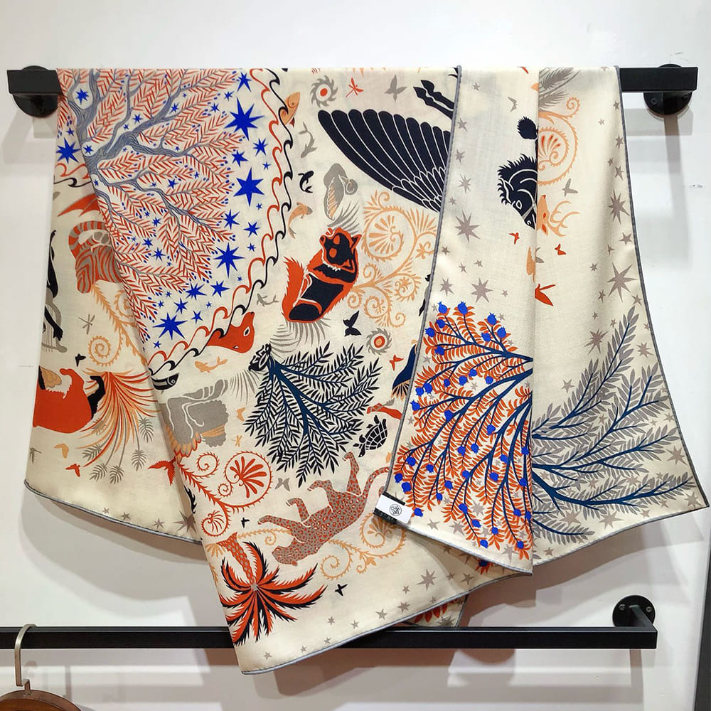 H**me5 Sous le Charme d’Orphee shawl 140