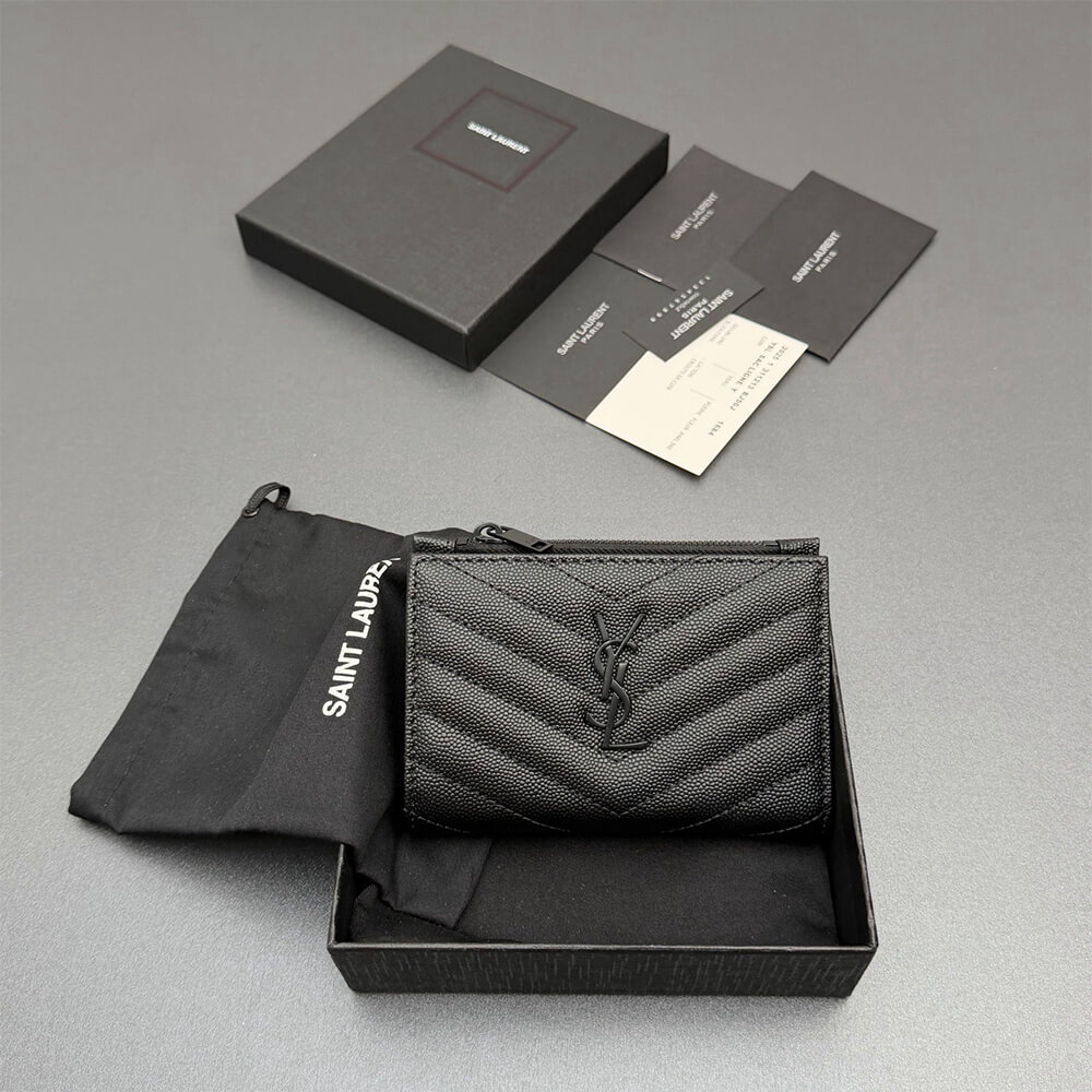 CASSANDRE MATELASS?? Fragments bi-fold wallet in grain de poudre leather(HIGH-END GRADE)