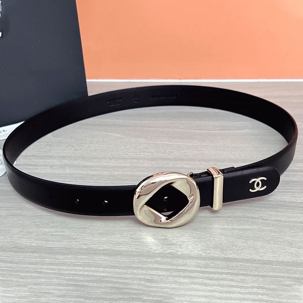 Ch**el Leather belt 30 mm