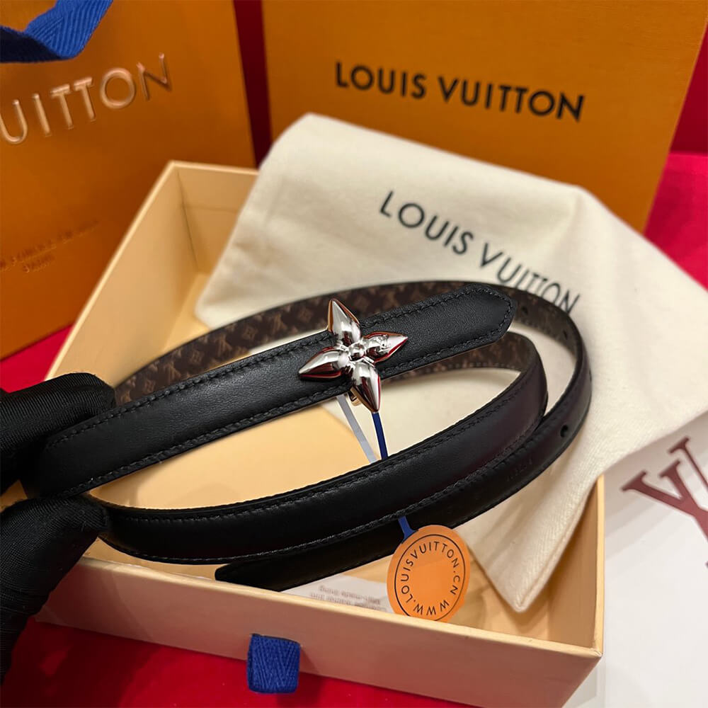 LV Mini Flowergram 15mm Reversible Belt