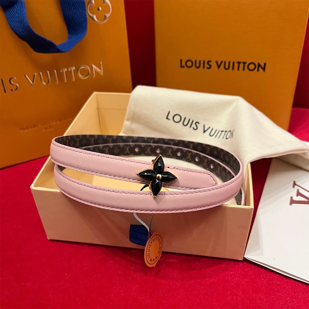 LV Mini Flowergram 15mm Reversible Belt