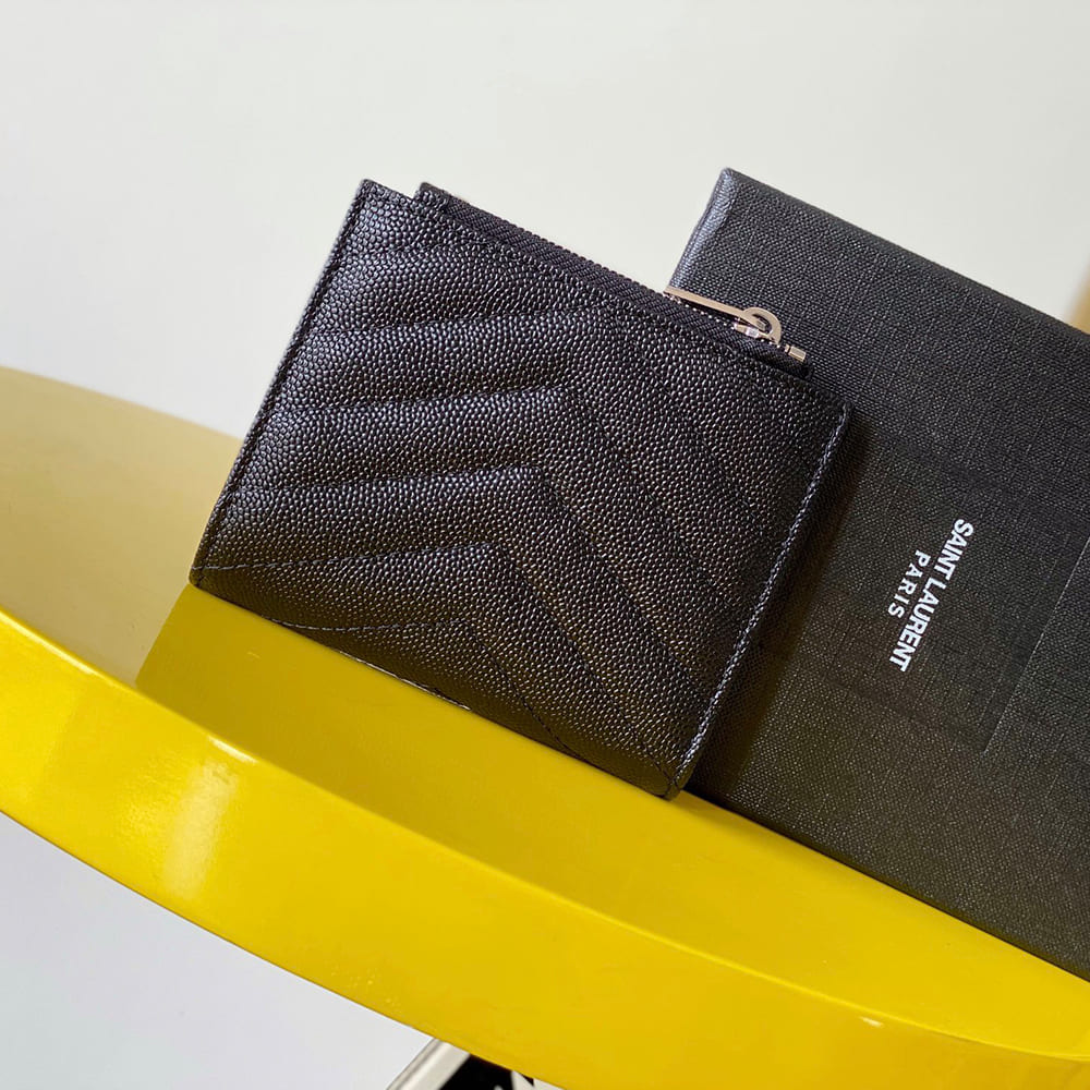 CASSANDRE MATELASS?? bi-fold wallet in grain de poudre leather(HIGH-END GRADE)
