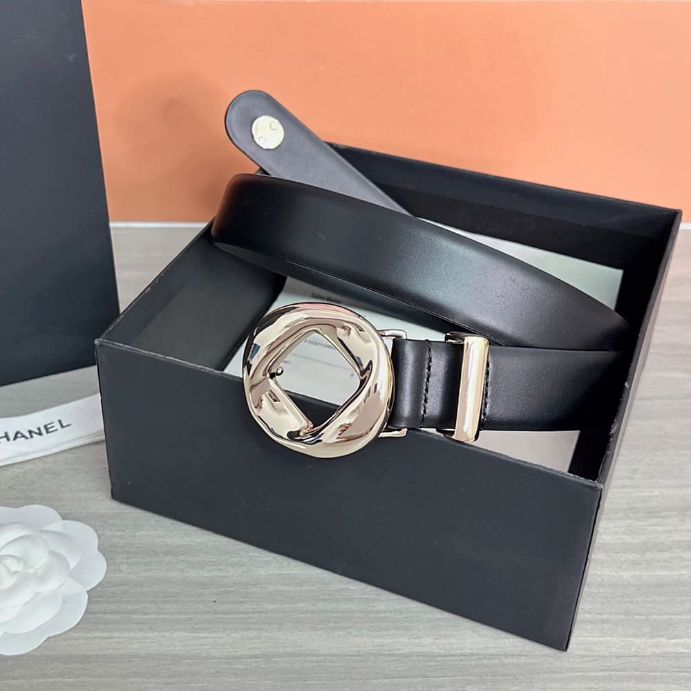 Ch**el Leather belt 30 mm