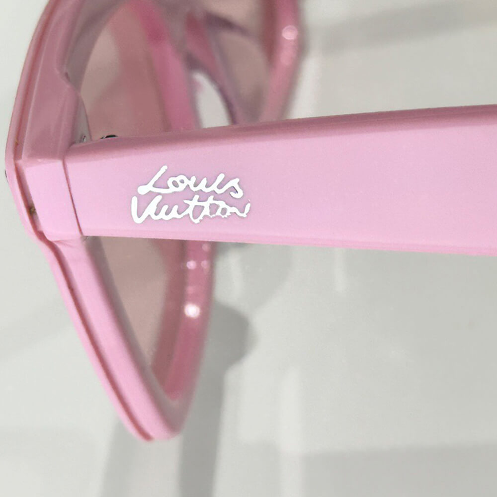 LV Script Square Sunglasses