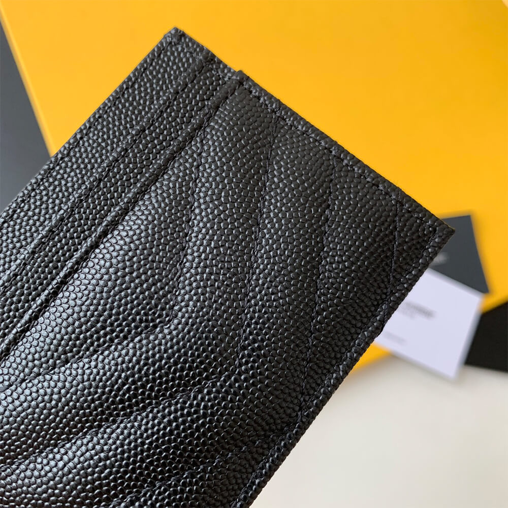 CASSANDRE MATELASS?? card case in grain de poudre leather(HIGH-END GRADE)