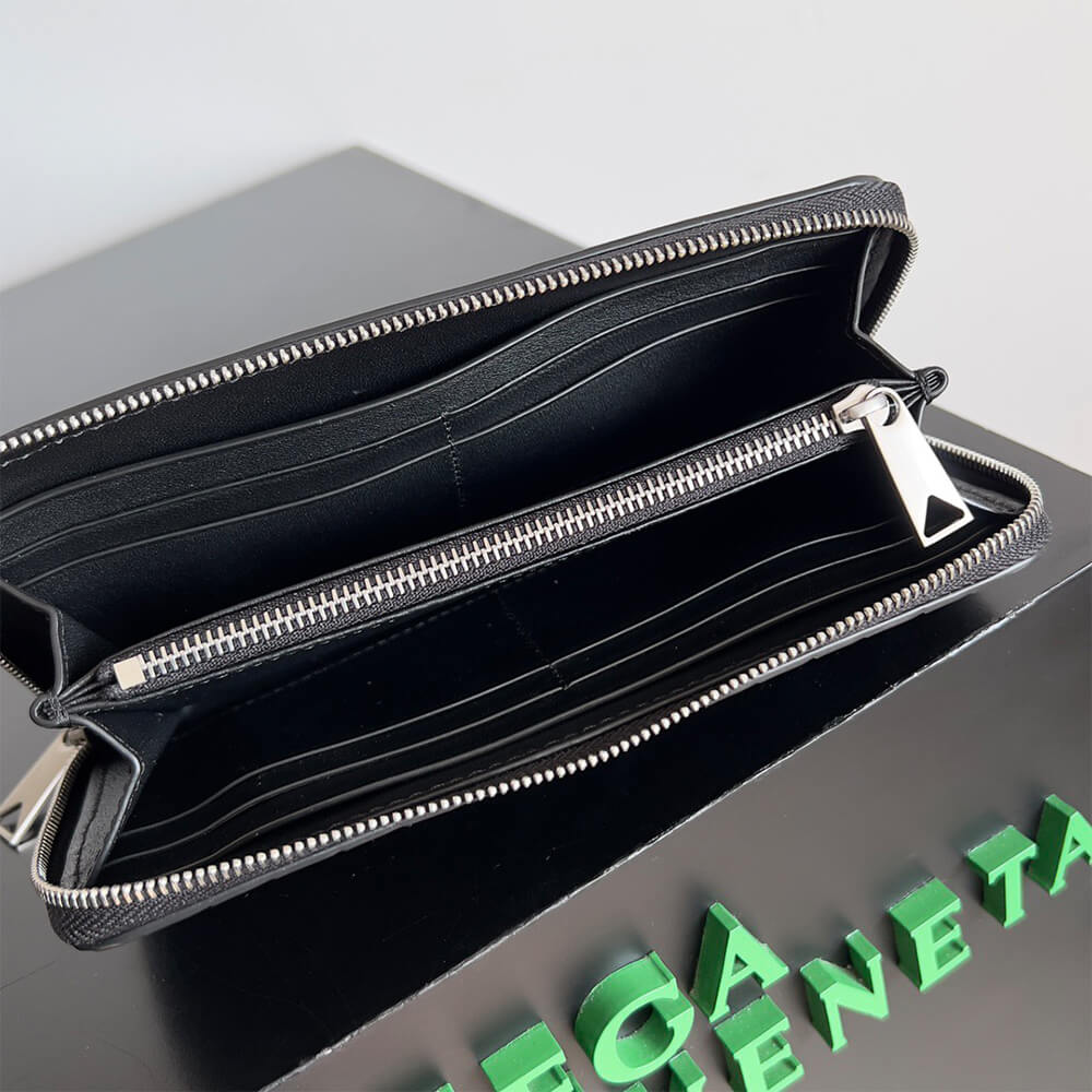 Intrecciato Zip Around Wallet(HIGH-END GRADE)