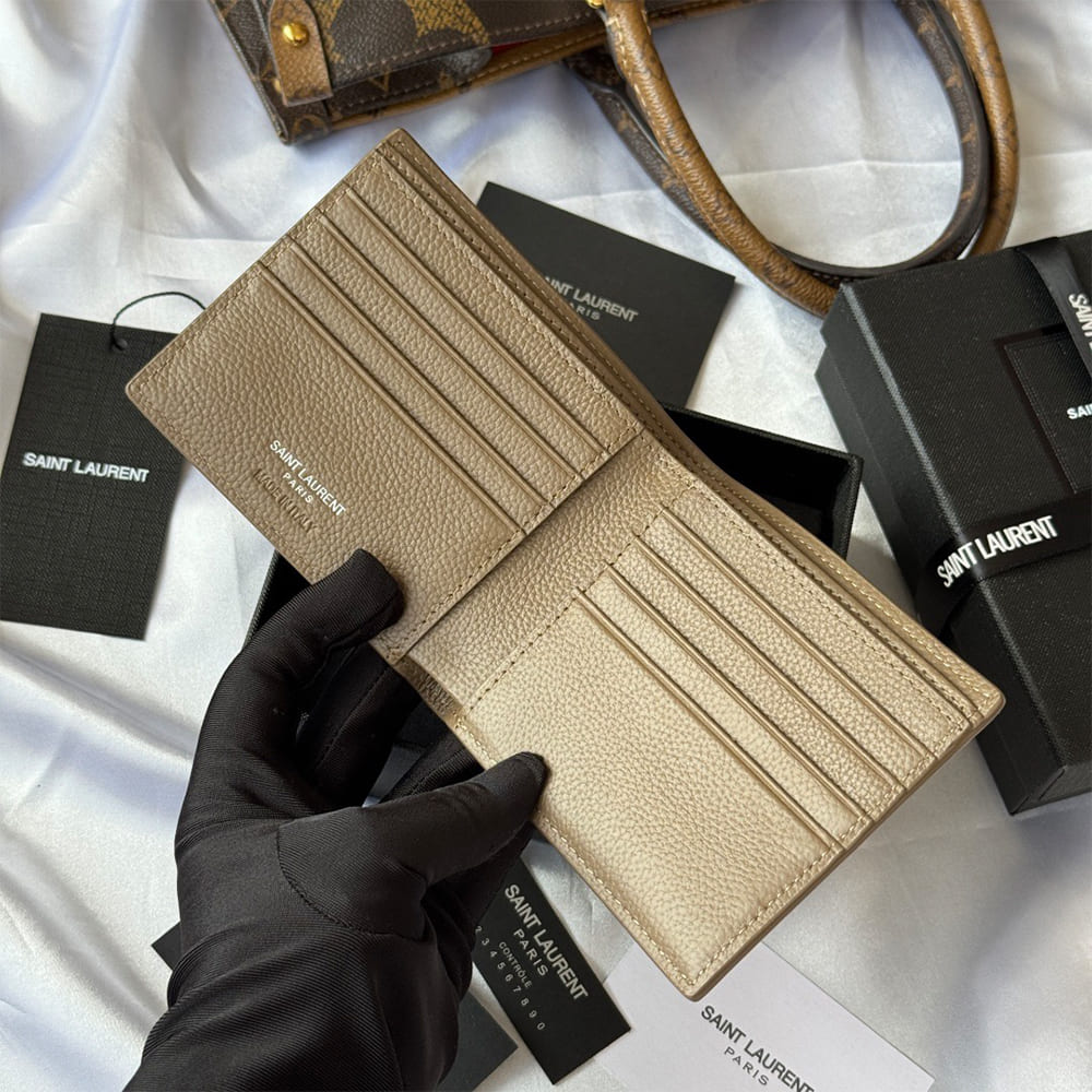 TINY CASSANDRE EAST/WEST WALLET IN GRAINED LEATHER(HIGH-END GRADE)