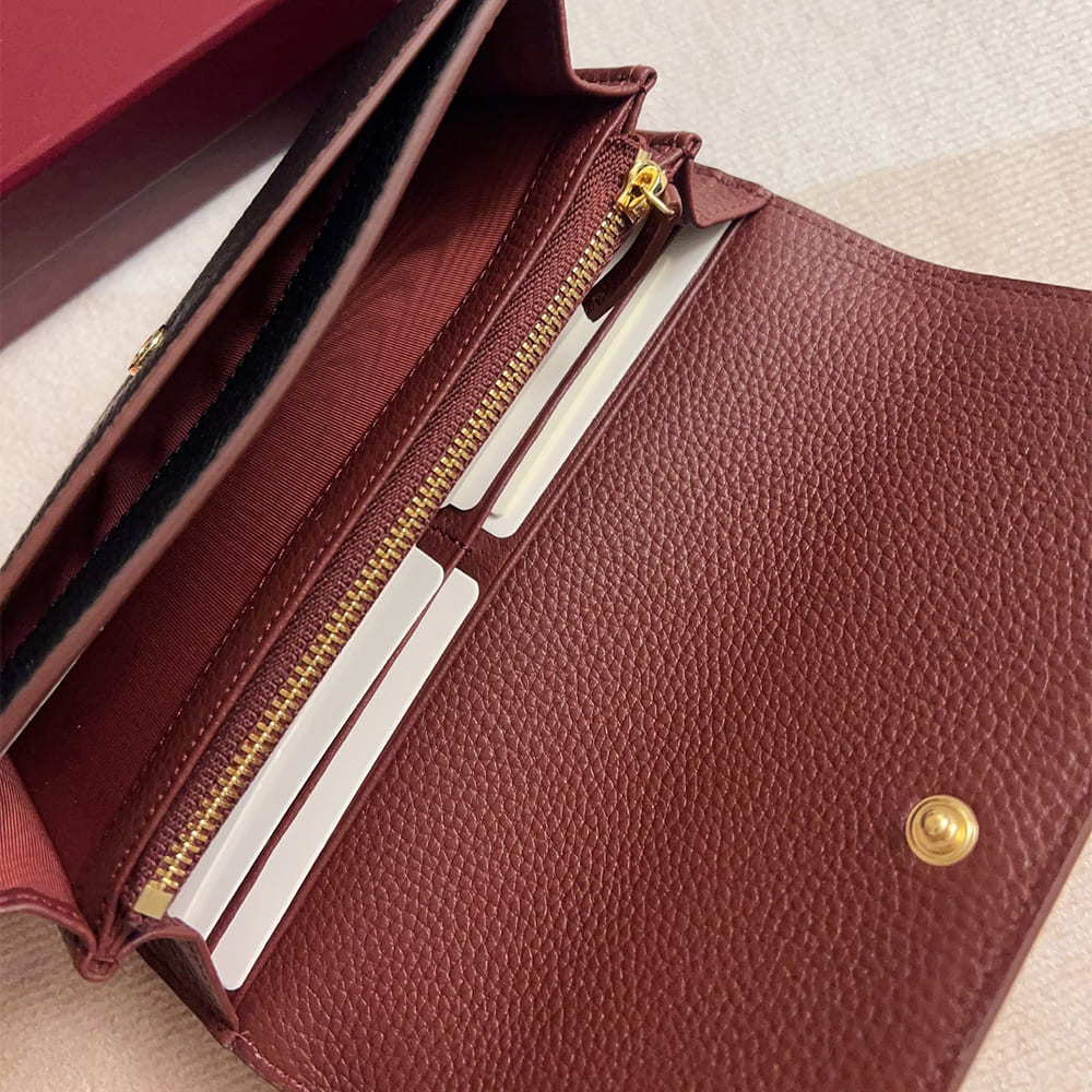 Bi-color GG Marmont continental wallet(HIGH-END GRADE)