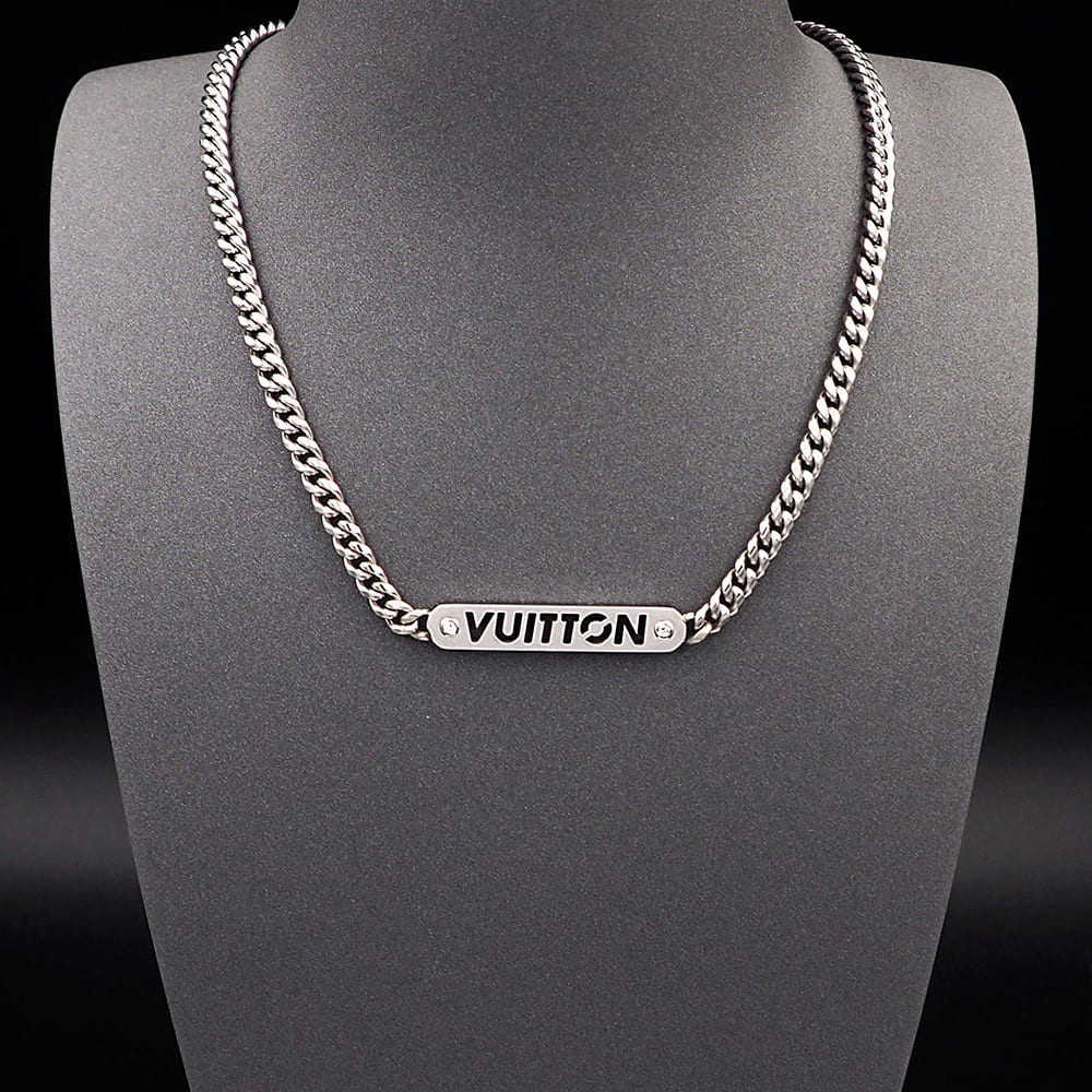 LV ID necklace