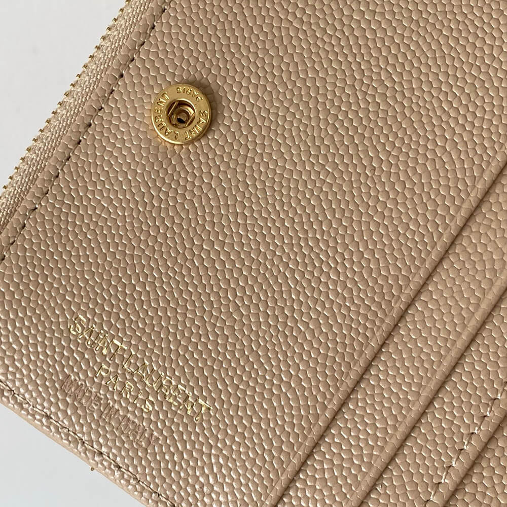 CASSANDRE MATELASS?? bi-fold wallet in grain de poudre leather(HIGH-END GRADE)