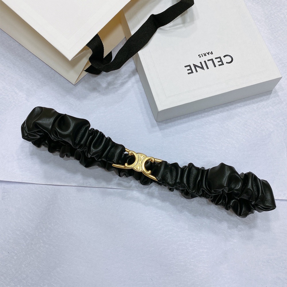 Ce1i*e Triomphe belt camel leather