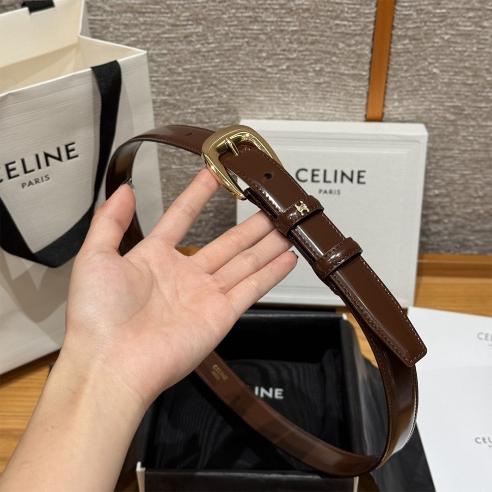 ce1i*e u1u1enne belt 25mm in taurillon leather
