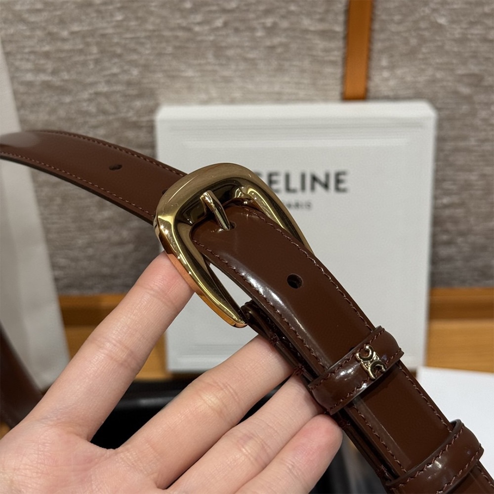 ce1i*e u1u1enne belt 25mm in taurillon leather