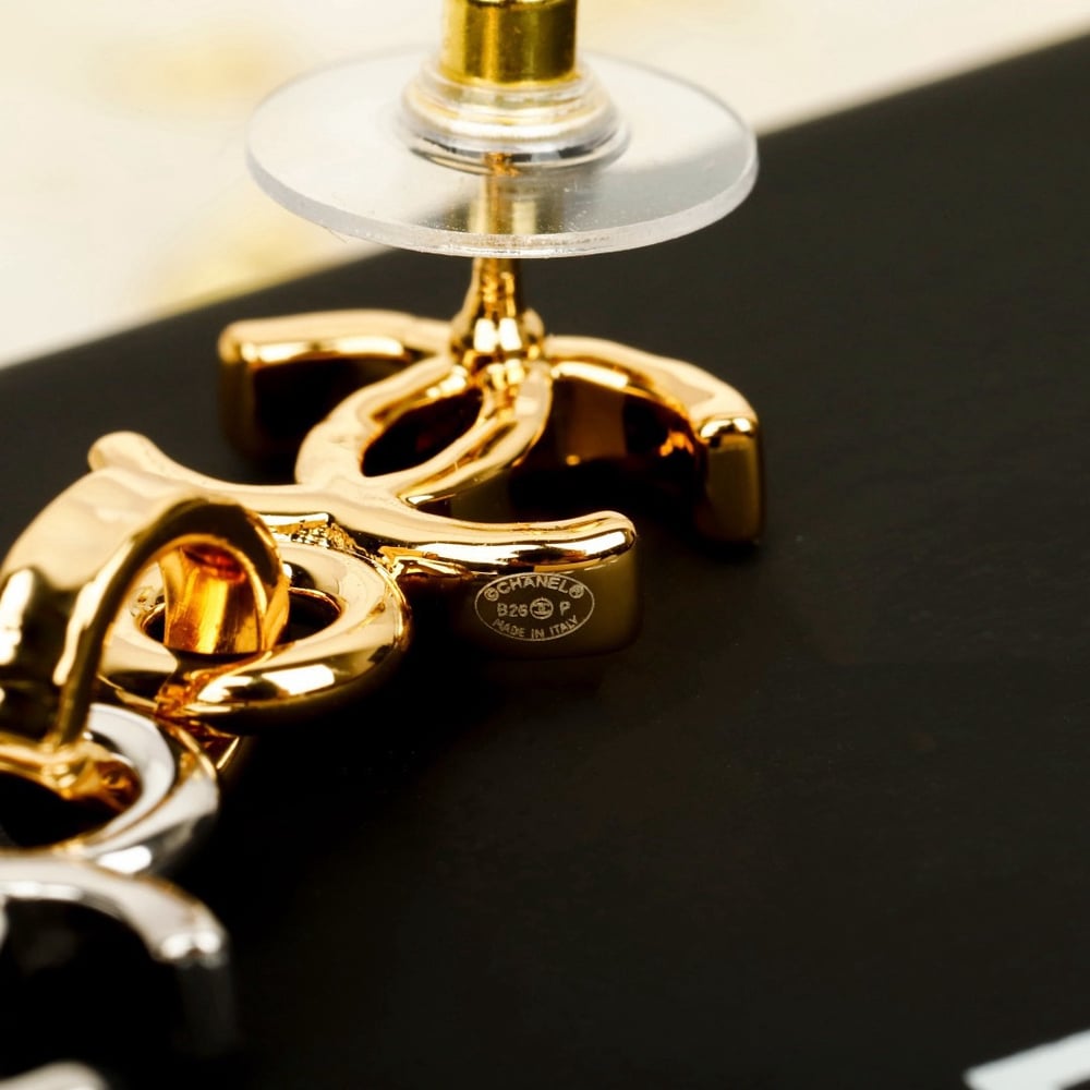 Ch**el Pendant Chain Earrings