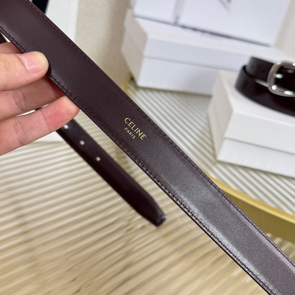 ce1i*e u1u1enne belt 25mm in taurillon leather