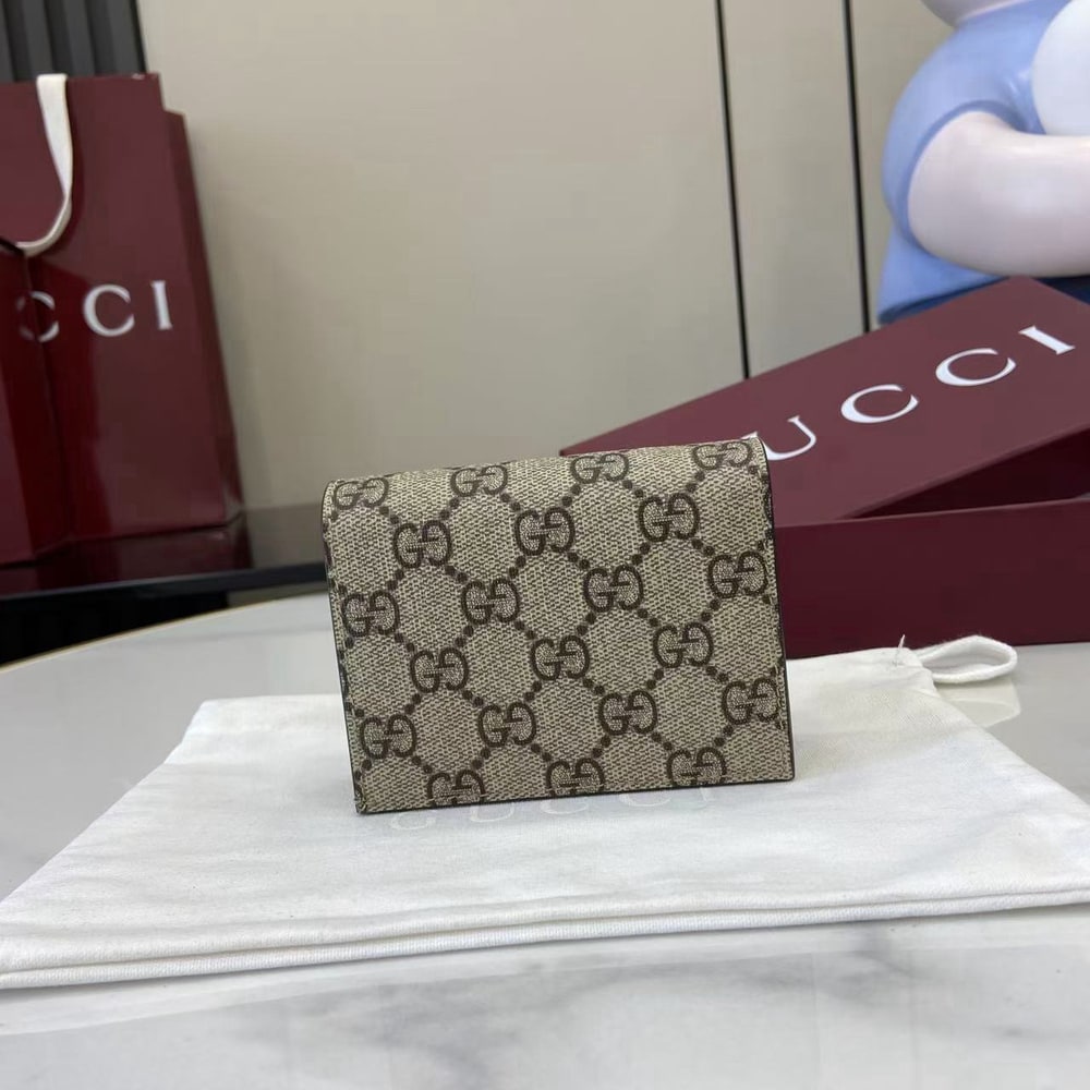 Gvc*1 Bi-color GG Marmont small wallet(HIGH-END GRADE)