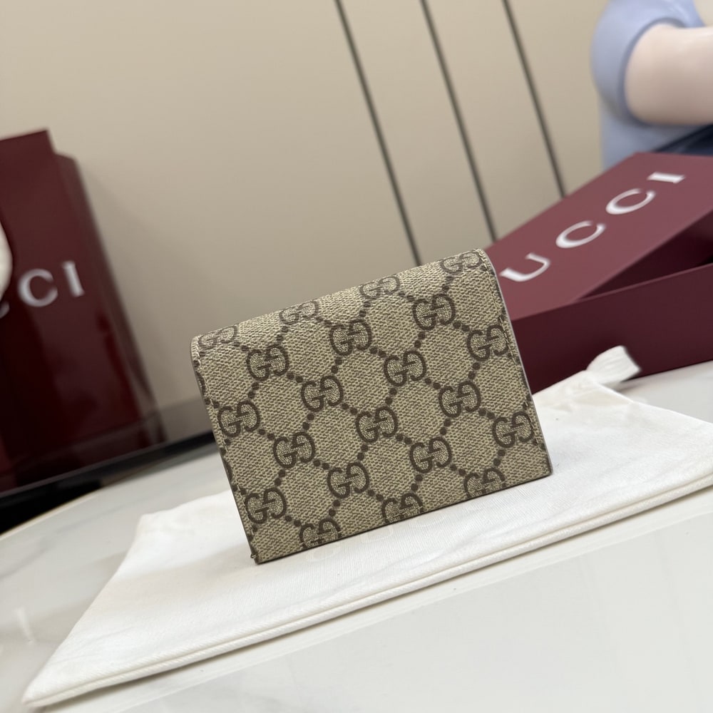 Gvc*1 Bi-color GG Marmont small wallet(HIGH-END GRADE)