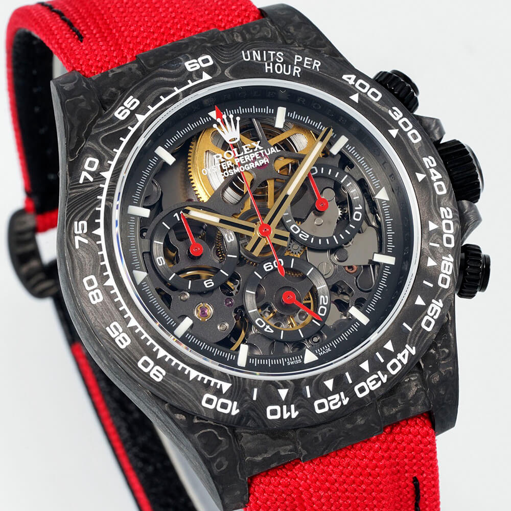 R01ex Diw Daytona skeleton dial