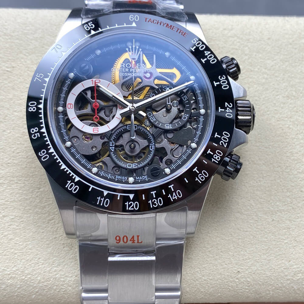 R01ex Diw Daytona skeleton dial