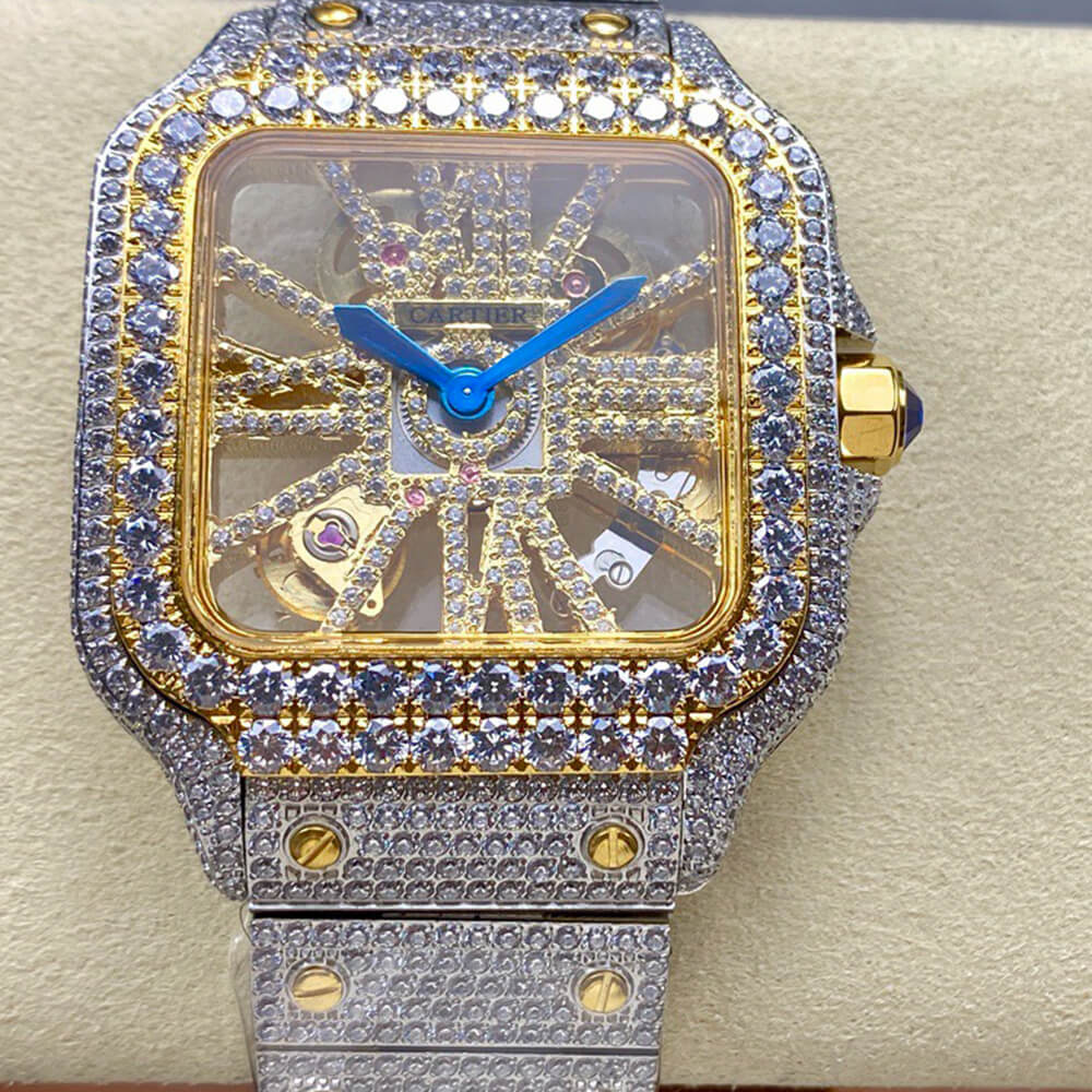 Ca*t1er Santos Skeleton Watch