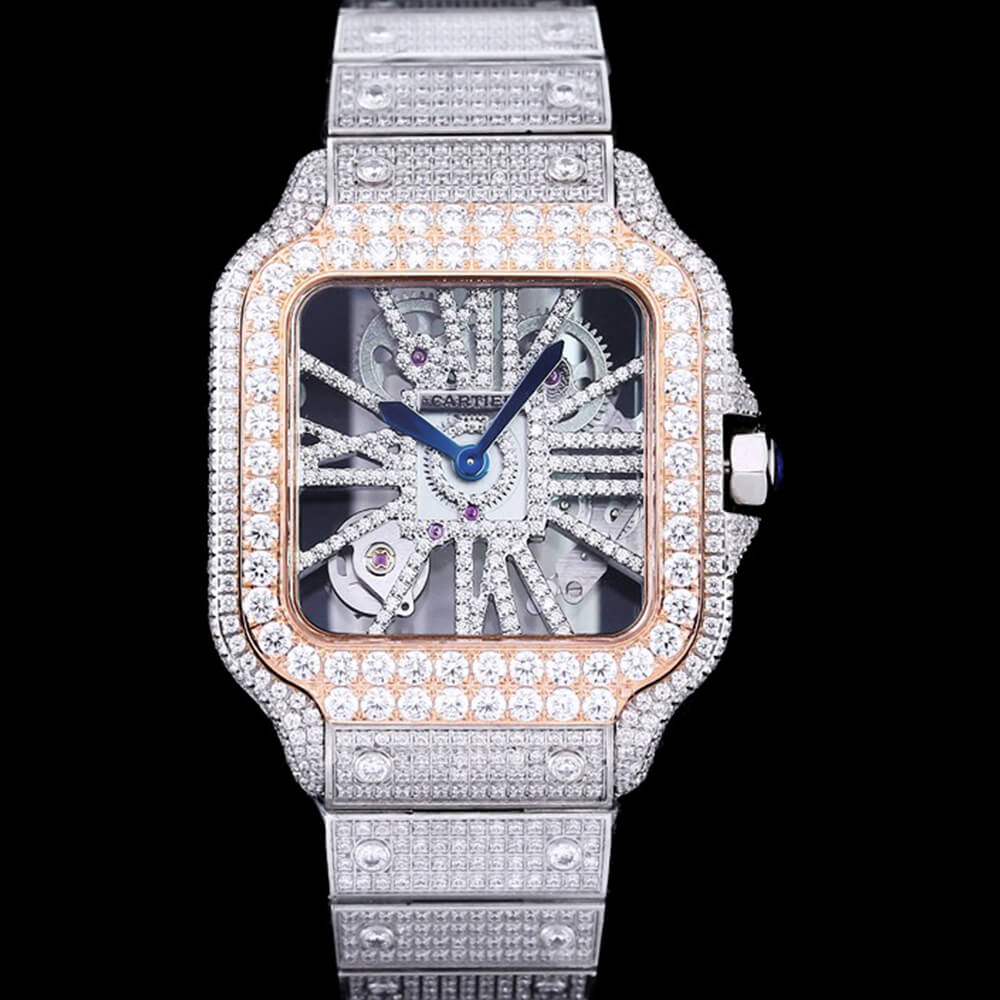 Ca*t1er Santos Skeleton Watch