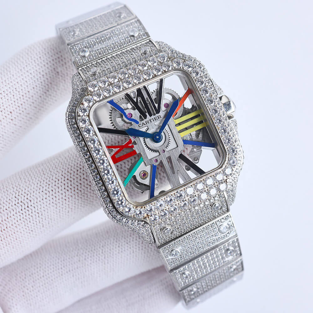 Ca*t1er Santos Skeleton Watch