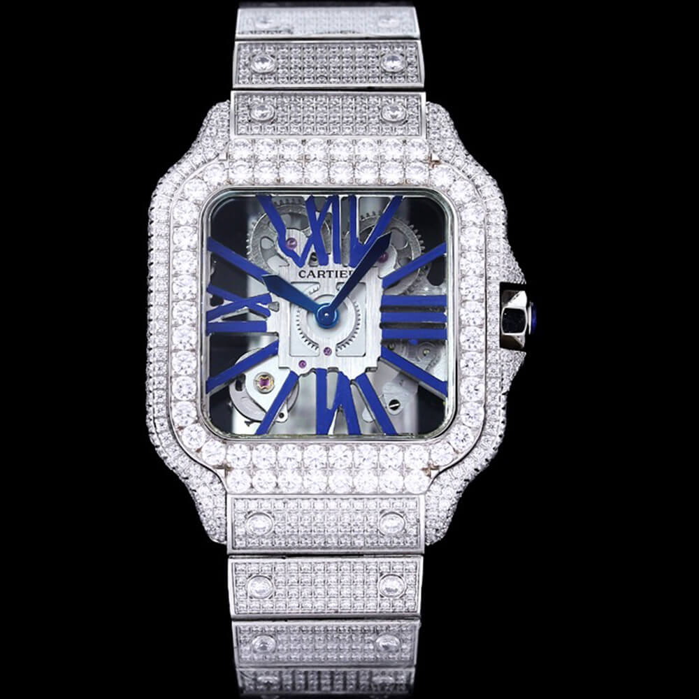 Ca*t1er Santos Skeleton Watch